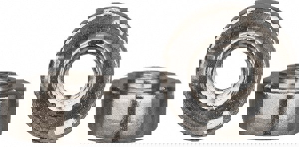 M5x0.80, 11.1mm Body Diam, Round Head, Grade 303 Stainless Steel Weld Nut